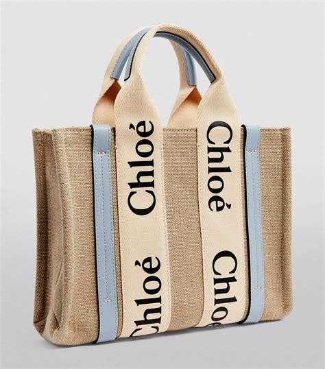 chloe small woody tote bag.